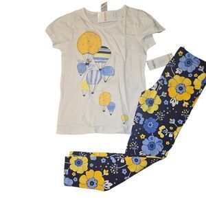 Gymboree White, Yellow & Blue Hot Air Balloon Set
